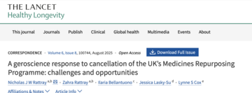 Lancet HL position paper on UK drug repurposing 